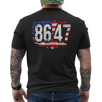86 47 Anti Trump President Human Rights 8647 Men's T-shirt Back Print - Thegiftio UK