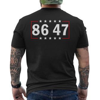 86 47 Anti-Trump Subtle Anti Trump 8647 Men's T-shirt Back Print - Thegiftio