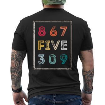 8675309 Nostalgique Et Drôle Des Années 80 Et 90 T-shirt imprimé au dos - Cadeauxyz