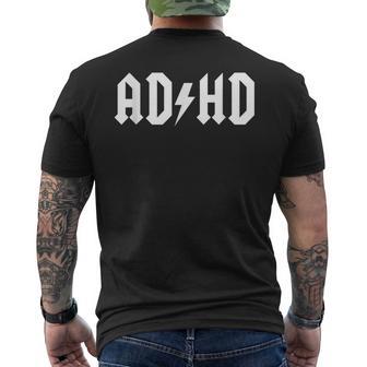 AdHd Adhd。 メンズTシャツ バックプリント - Kawaiitshirt