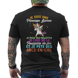 Adultes Licorne Jeuis Une Princesse Licorne T-shirt imprimé au dos - Cadeauxyz
