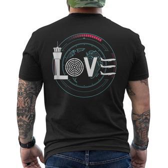 Aeroporto Aeroporto Controllore Del Traffico Aereo Idea Regalo T-shirt da uomo con stampa posteriore - Novitaregali