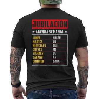 Agendaemanal Fiesta Jubilado Divertida Camiseta Hombre Estampado Espalda - Regaloses