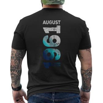 Agosto De 1961 Edición Limitada 1961 Retro 1961Intage 1961 Camiseta Hombre Estampado Espalda - Regaloses