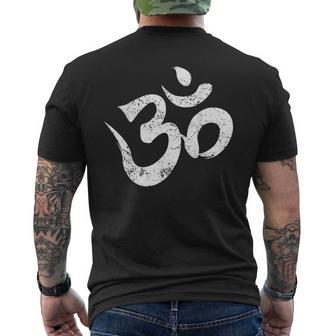 Agregado Om Meditación Espiritual India Yogaímbolo Om Camiseta Hombre Estampado Espalda - Regaloses