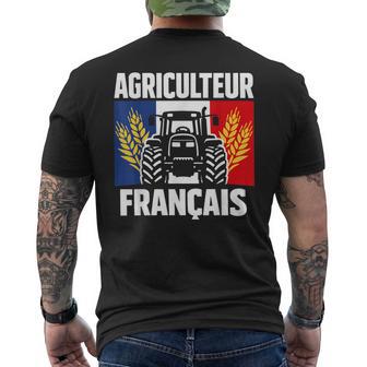 Agriculteur Français Fierté Métier Cadeau Paysan France T-shirt imprimé au dos - Cadeauxyz