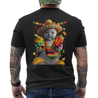 Ai Baby Gloves Led 67 Six Seven Cinco Mayo Brainrot Meme Men's T-shirt Back Print - Monsterry