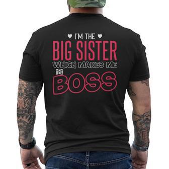 Aîné Patron Phrase Famille Humour Drôle Marrant T-shirt imprimé au dos - Cadeauxyz