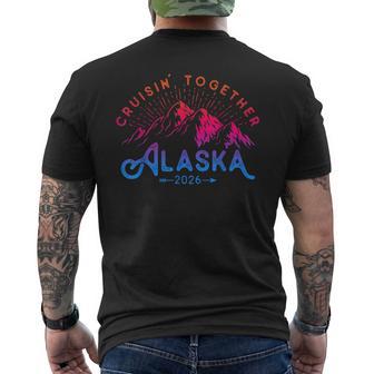 Alaska Cruise 2026 Family Summer Vacation Travel Matching Men's T-shirt Back Print - Thegiftio UK