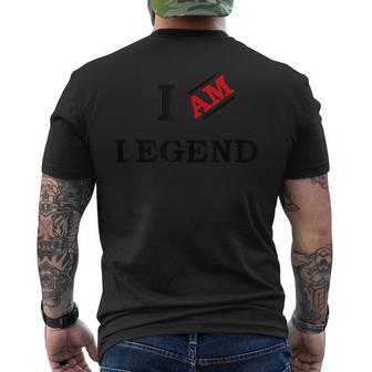 I Am Legend メンズTシャツ バックプリント - Kawaiitshirt