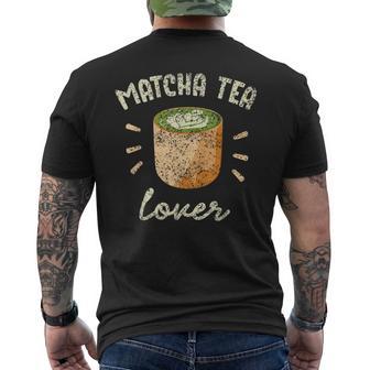 Amante Del Té Matcha Tés Hojaerde Té Matcha Camiseta Hombre Estampado Espalda - Regaloses