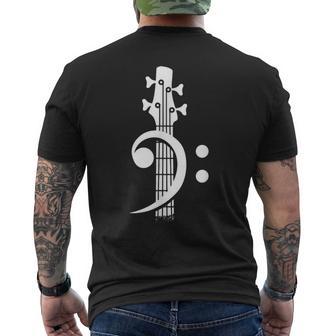 Amante Della Musica Chitarra Basso T-shirt da uomo con stampa posteriore - Novitaregali