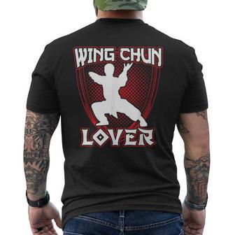 Amateur De Wing Chun Formation Arts Martiaux Chasseur Coach T-shirt imprimé au dos - Cadeauxyz