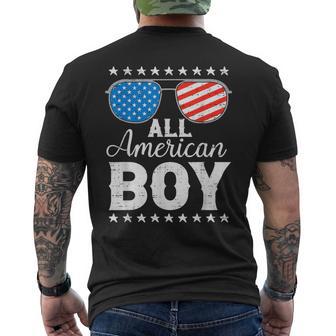 All American Boy 4Th Of July Patriotic Usa Family Matching Men's T-shirt Back Print - Thegiftio UK