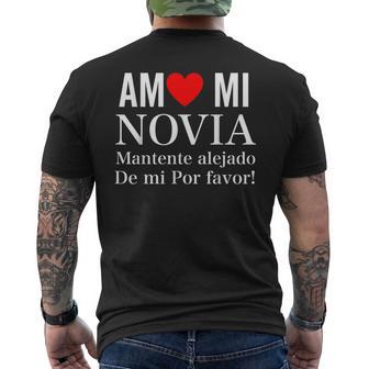 Amo A Mi Novia Yo Amo Mi Novia En Español Divertido Latina Camiseta Hombre Estampado Espalda - Regaloses