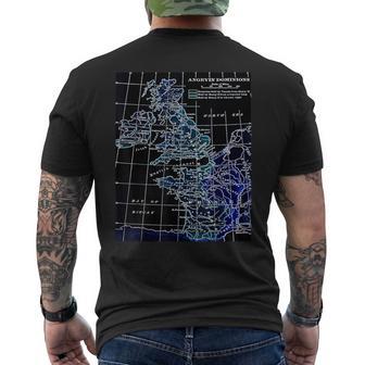 Angevin Empire プランタジネットアンジュー イングランド ノルマンディーアイルランド メンズTシャツ バックプリント - Kawaiitshirt