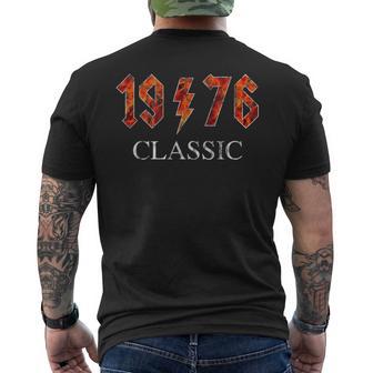Anniversaire Classique Rock 1976 T-shirt imprimé au dos - Cadeauxyz
