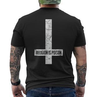 Anticristo Grunge Religióneneno Ateísmo Oculto Camiseta Hombre Estampado Espalda - Regaloses
