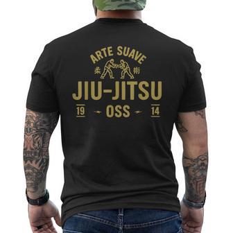 Arte Suave Jiu Jitsu 1914 Men's T-shirt Back Print - Thegiftio UK