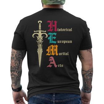 Artes Marciales Históricas Europeas Camiseta Hombre Estampado Espalda - Regaloses