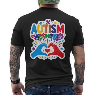 Autism Awareness Neurodiversity Respect Men's T-shirt Back Print | Seseable UK