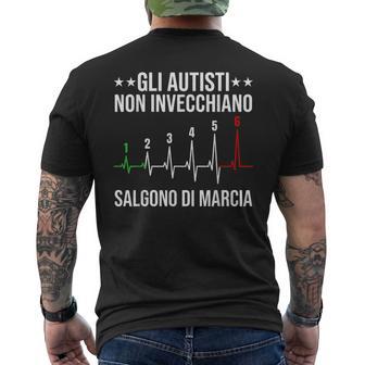 Autista Divertente Camionista Camion Auto Macchine Autobus T-shirt da uomo con stampa posteriore - Novitaregali