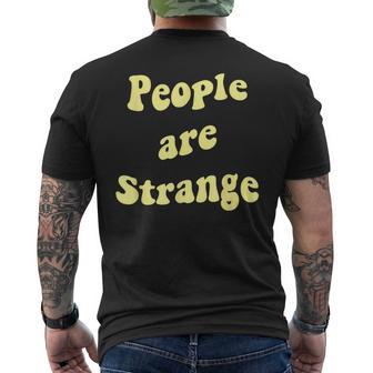 Awesome People Aretrangeong 歌詞にインスパイアされた メンズTシャツ バックプリント - Kawaiitshirt