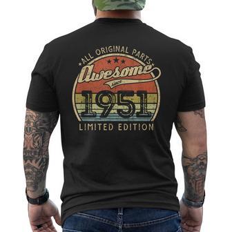 Awesomeince 1951 限定版 1951年製 メンズ レディース メンズTシャツ バックプリント - Kawaiitshirt