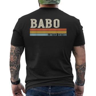 Babointage Opaatertag Retro T-Shirt mit Rückendruck - Seseable