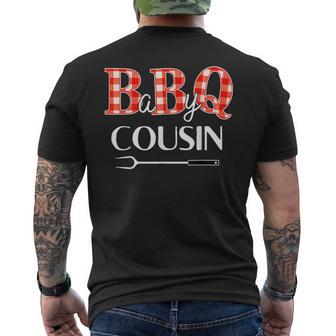 Baby Shower Cousin Bbq Party Cute Matching Family Men's T-shirt Back Print - Thegiftio UK