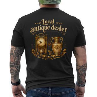 Badge Graphiqueintage Antiquaire Local T-shirt imprimé au dos - Cadeauxyz