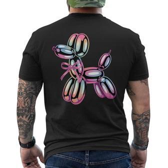 Balloon Dog Balloon Twisting Balloon Animal Balloon Artist Men's T-shirt Back Print | Mazezy