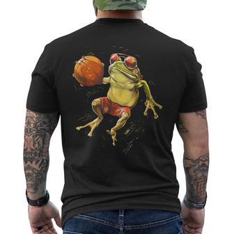 Baloncesto Ranaapo Obra De Arte Amante Del Baloncesto Animal Camiseta Hombre Estampado Espalda - Regaloses
