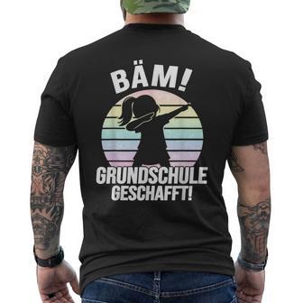 Bäm Grundschule Geschafft Grundschule Abschluss 2026 T-Shirt mit Rückendruck - Geschenkecke