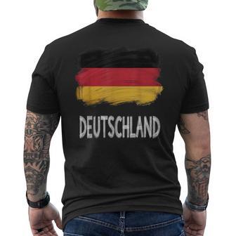 Bandera De Alemania Orgullo Alemán Deutschland Camiseta Hombre Estampado Espalda - Regaloses