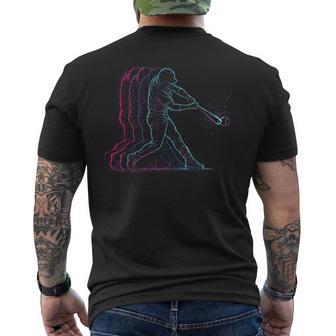 Baseball Player Swing Graphic Kids Youth Men's T-shirt Back Print - Thegiftio UK