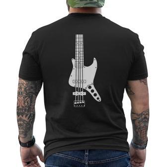 I Bass Guitar メンズTシャツ バックプリント - Kawaiitshirt