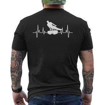 Battement De Coeur Gym Humour Gymnastique Homme Drole T-shirt imprimé au dos - Cadeauxyz