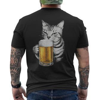 Beber Cerveza De Gato Camiseta Hombre Estampado Espalda - Regaloses