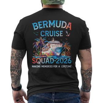 Bermuda Cruise Squad 2026 Family Vacation Men's T-shirt Back Print - Monsterry