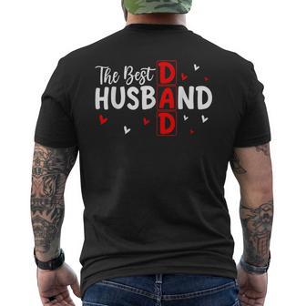 The Best Dad Husband Ever Legend Status Men's T-shirt Back Print - Monsterry UK