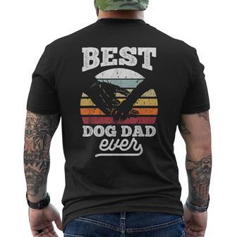 Best Dog Dad Ever Hund Hundepapa Gassi Gehen Dad T-Shirt mit Rückendruck - Seseable