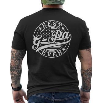 Best G-Pa Ever Father's Day American Us Flag Men's T-shirt Back Print - Thegiftio UK
