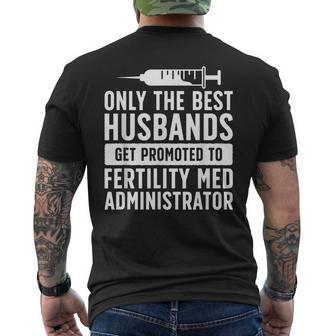 Best Husbands Ivf Dad Ivf Transfer Day Embryo Transfer Day Men's T-shirt Back Print - Thegiftio UK