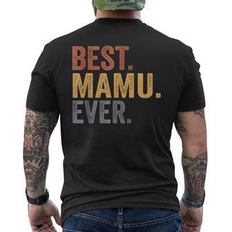 Best Mamu Ever From Niece Uncle Father's Day Men's T-shirt Back Print - Thegiftio UK