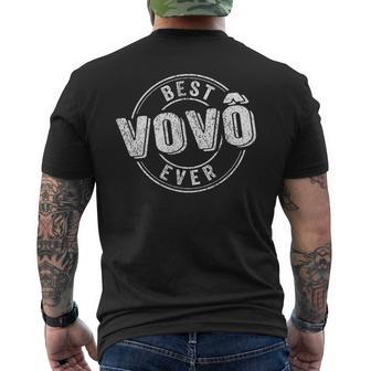 Best Vovô Ever Grandpa Quote Portuguese Grandpa Men's T-shirt Back Print - Thegiftio UK
