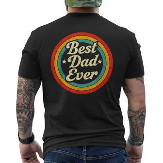 Bester Papa Aller Zeiten Im Retro-Vintage-Stil T-Shirt mit Rückendruck - Seseable