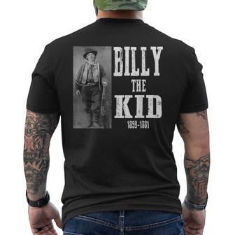 Billy Il Bambino 1859 1881 William H Bonney Henry Mccarty T-shirt da uomo con stampa posteriore - Novitaregali