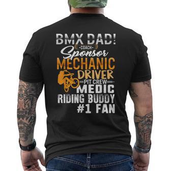 Bmx Bike Ride Crashwear Répétition Fête Des Pères Papa Mari Hommes T-shirt imprimé au dos - Cadeauxyz