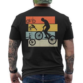 Bmx Fahrrad Bicycle Cyclist Jungen Boys Retro T-Shirt mit Rückendruck - Seseable
